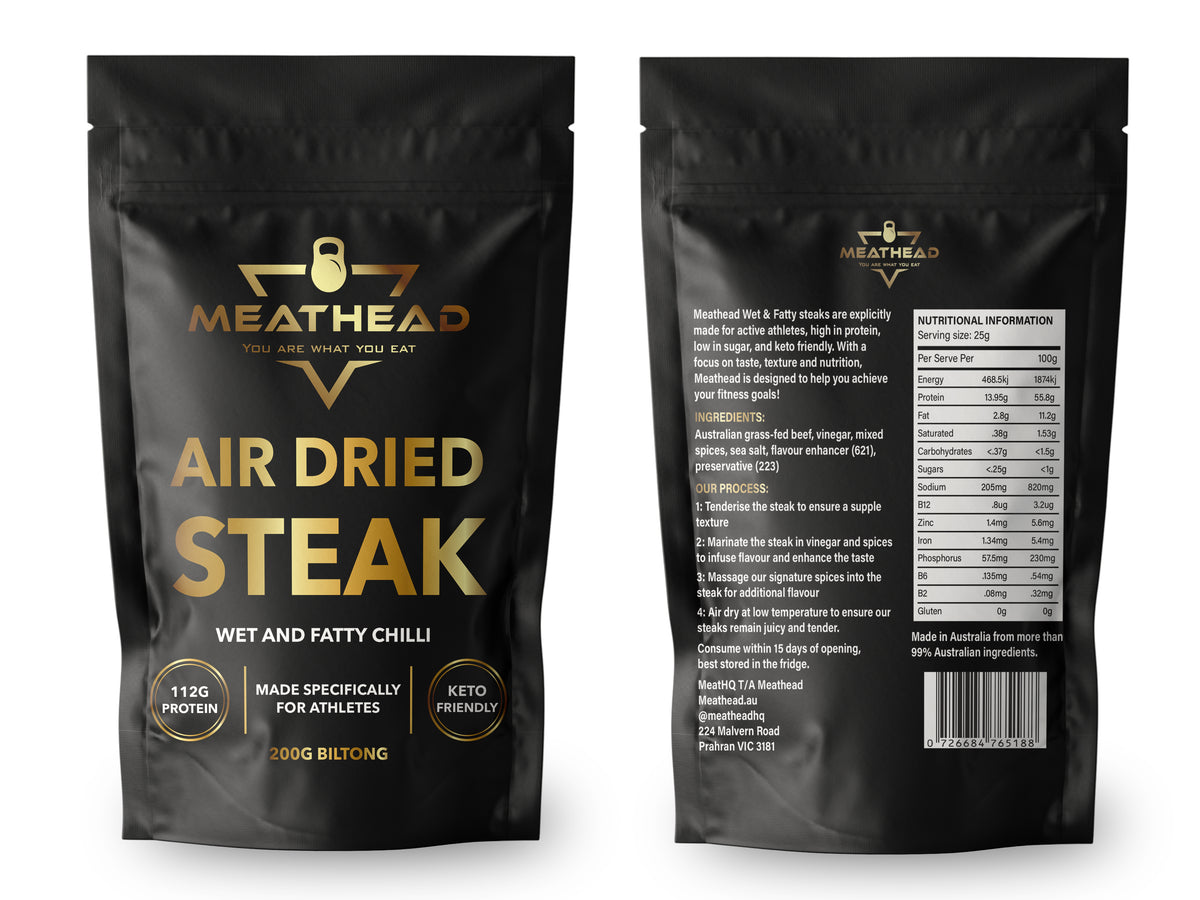 Air Dried Steak - Wet And Fatty