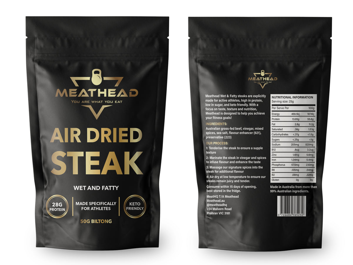 Air Dried Steak - Wet And Fatty